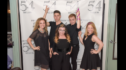 The cast of Dry Spell at 54 Below